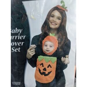 Fun World Pumpkin Baby Halloween Costume One Size Matching Hat New